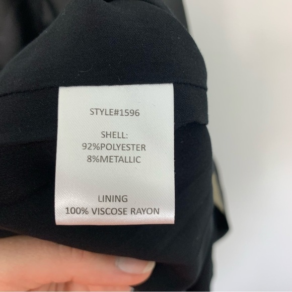 NWT Hutch Metallic Stripe Bodycon Halter Dress Size 4 - Picture 8 of 9